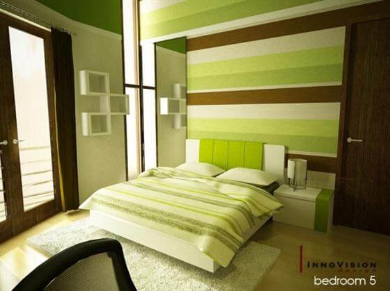 Warm Modern Green Color Bedrooms Design Ideas The Psychology of Color for Interior Design