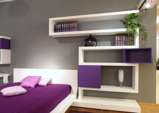 modern relaxing purple bedroom design ideas The Psychology of Color for Interior Design
