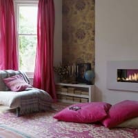 pink_jewelled_living_room via purple area pink jewelled living room via purple area We love Purple Color