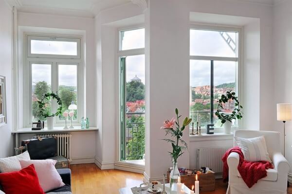 white sweden apartment interior design The Psychology of Color for Interior Design