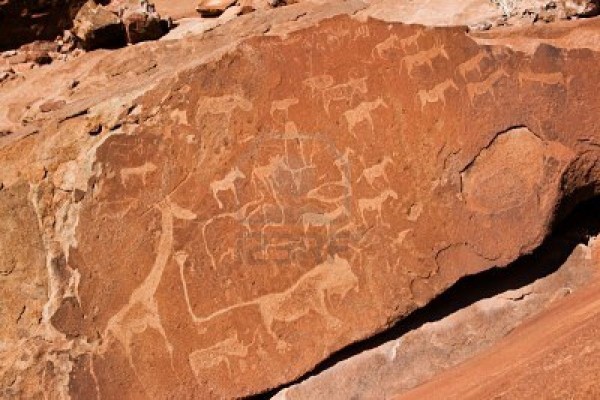 11007881 twyfelfontein in namibia africa 600x400 100 Most Famous Landmarks Around the World