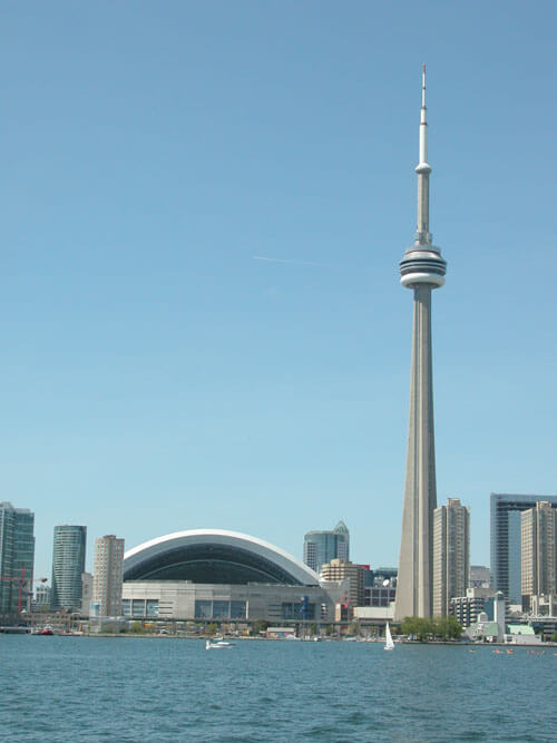 CN Tower and Rogers Centre  100 Most Famous Landmarks Around the World