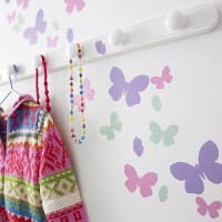 zoom_Butterfly_Flutter zoom Butterfly Flutter Appealing Wall Stickers Ideas for Kids Bedroom