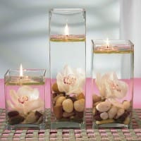 floating-flowers-and-candles floating flowers and candles Romantic Table Decorations Ideas for Valentines Day