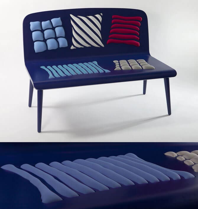 Blue-bench-design