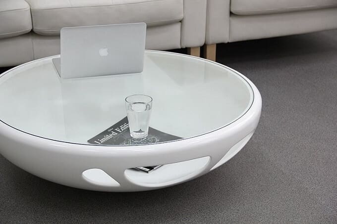 White-coffee-table
