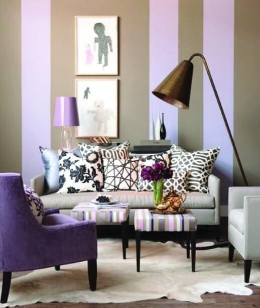 striped-wall-with-purple-and-grey
