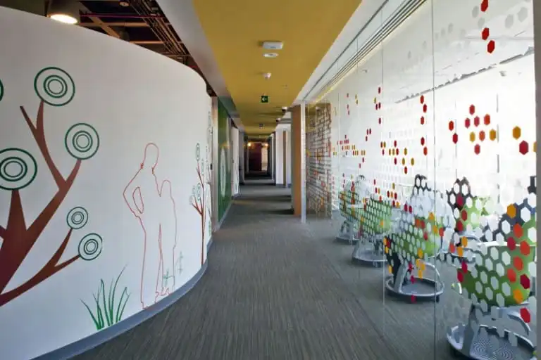 Colorful and Inspiring: Sustainable Offices for San Pablo Group in Mexico