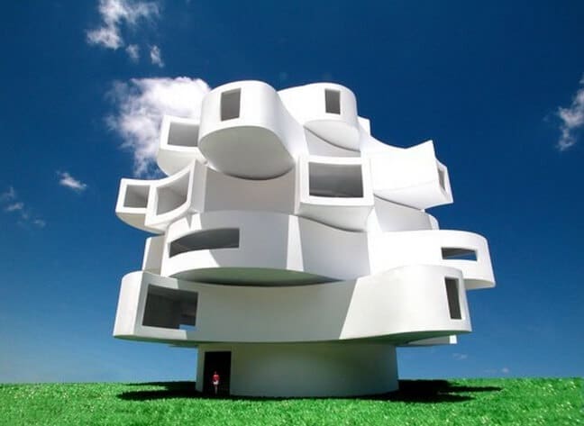 Creative-wind-shaped structure