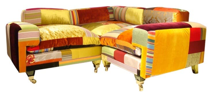 Gold-patchwork-sofa-by-Lisa-Whatmough