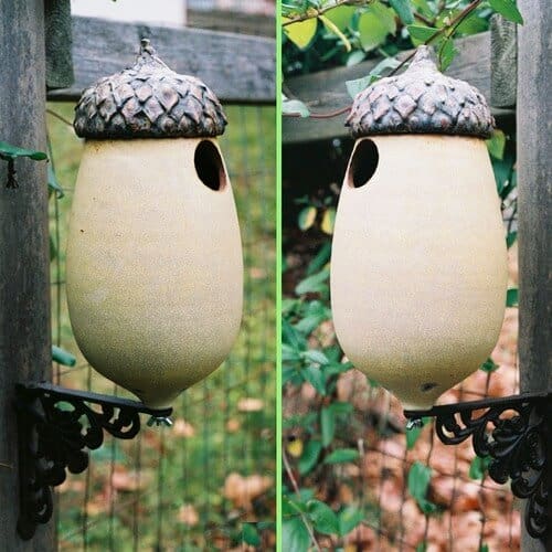 Eclectic-ceramic-birdhouse