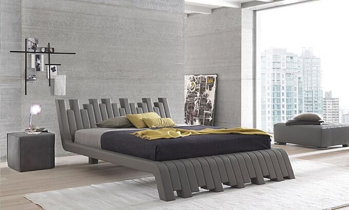 Grey-bed-design
