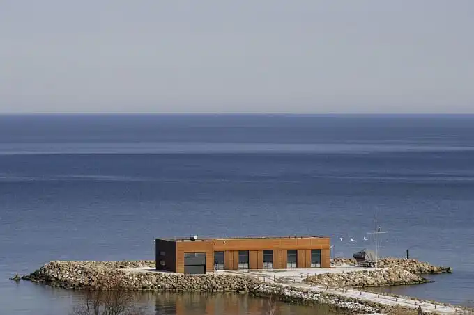 Fish-Farm Pumping Station in Latvia Transformed into a Beautiful Vacation Home