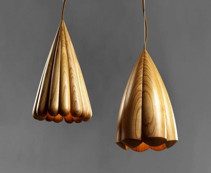 Wooden-pendant-light