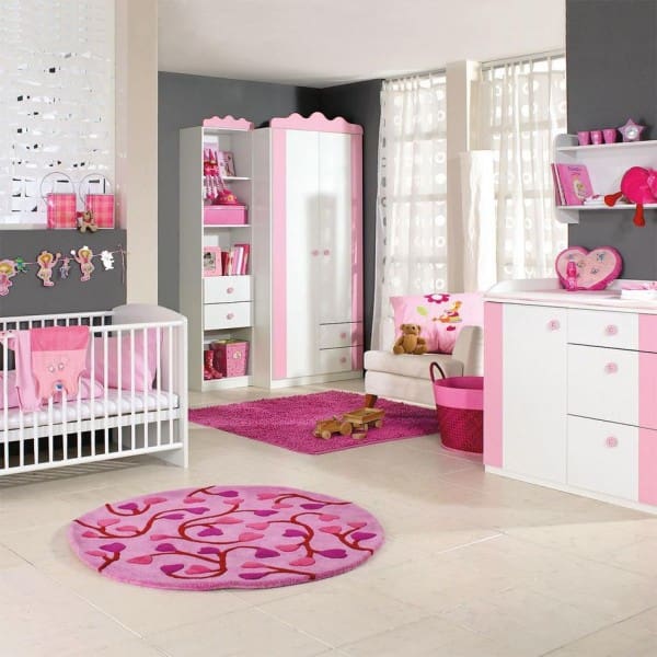 Pink-black-room-idea