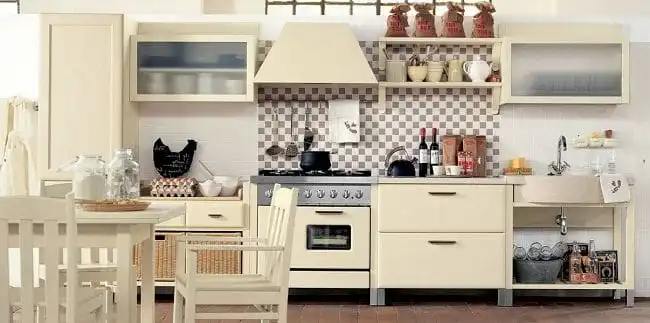 Give Your Kitchenette A Farmhouse Style Look With Country Kitchens