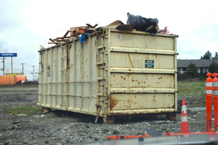 Construction dumpster rental for efficient site waste control