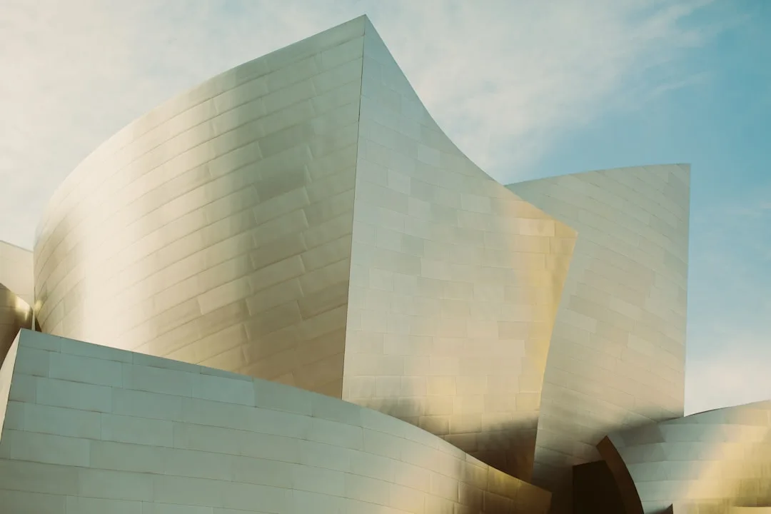 Walt Disney Concert Hall curved stainless steel panels illustrating contemporary architecture design principles